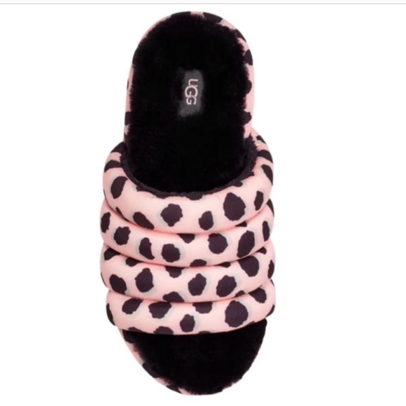 NWOB Ugg cheetah slipper/slides - Picture 7 of 8